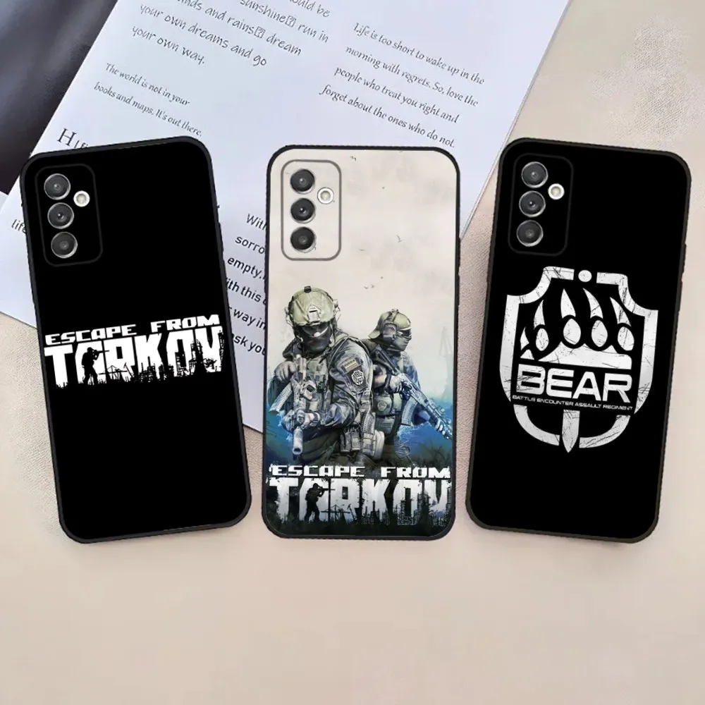 Escape From Tarkov Game Phone Case For Samsung S24,23,22,30,21,10,9,Ultra,Plus,Lite,FE,5G Black Soft Case