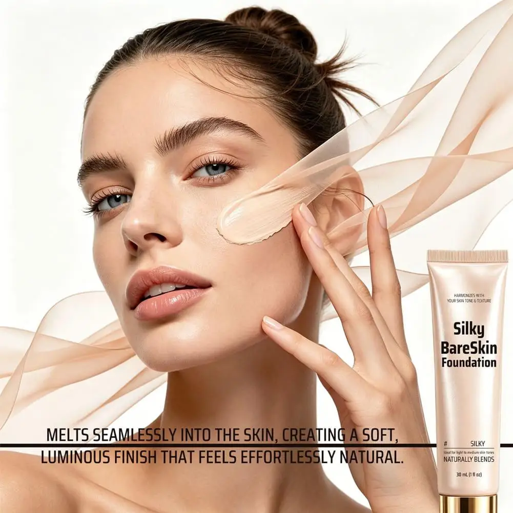 Color Changing Foundation Cream 2in1 Natural Long Lasting Daily Concealer Makeup Base Matte Base No Transfer Fit All Skin Tones