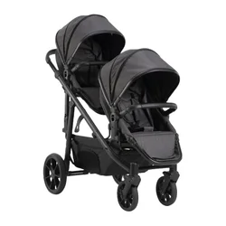 European Twin Baby Stroller Wholesale Foldable 3-in-1 Pram Car Seat Infant Cart Double Seat Pushchair EVA Alloy Newborn Toddler