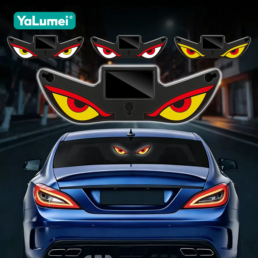 For Nissan Qashqai J10 J11 J12 Xtrail T31 T32 T33 Juke Patrol Altima Sentra Teana Tiida Car Solar Devil Eye LED Warning Light