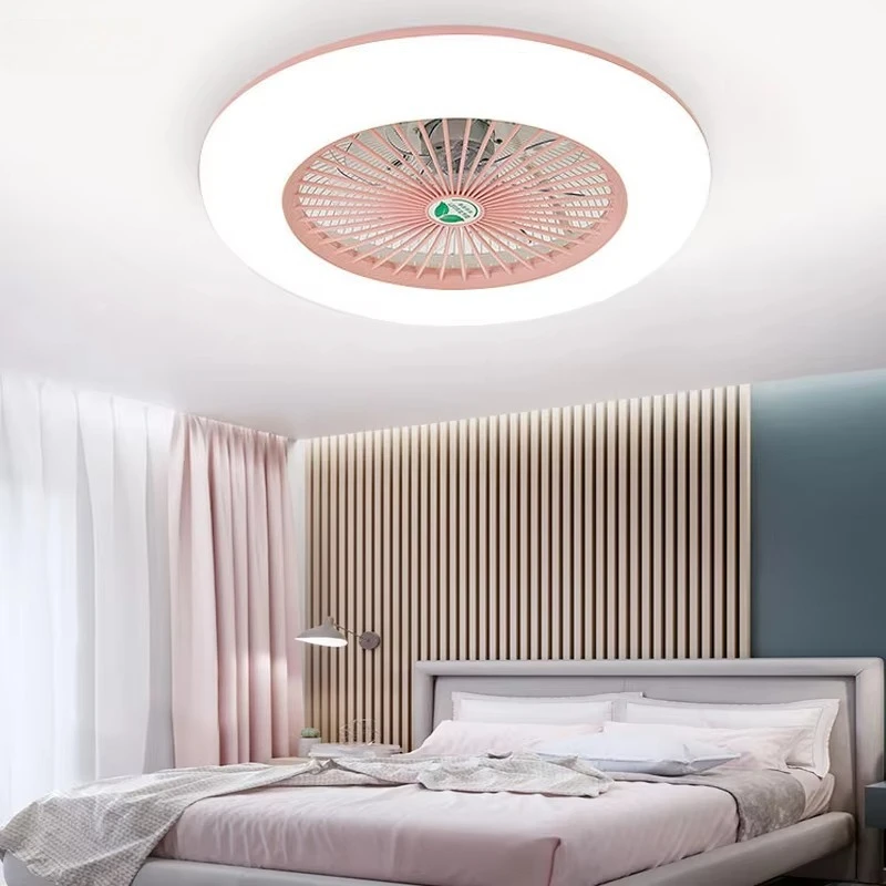 Smart Home Decor Modern Remote App Dimmers Control 22 Inch Solar Led Ceiling Fans with Light