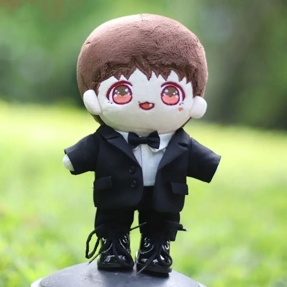 15CM Doll Clothes Suit Western-style Clothes White Black Pink Coat Shirt Pants Mini Tie Set For EXO Idol Dolls Accessories Toys