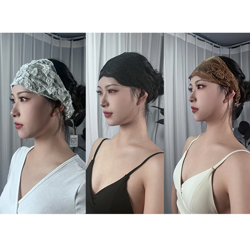 

Latin Dance Accessories Women Lace Headband Adult Dancing Hair Band Practice Perform Ornament Rumba Samba Dance Headwear NV22719