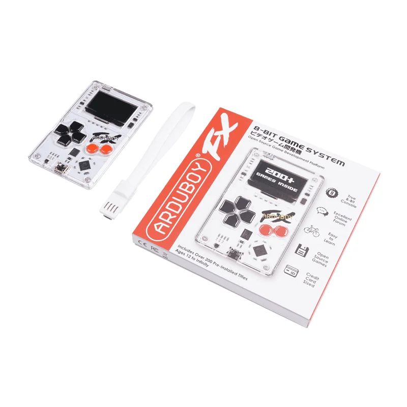 Arduboy FX programowalne gry retro handheld zabawki prezent Arduino programowania edukacji badania 114992444 ArduboyFX