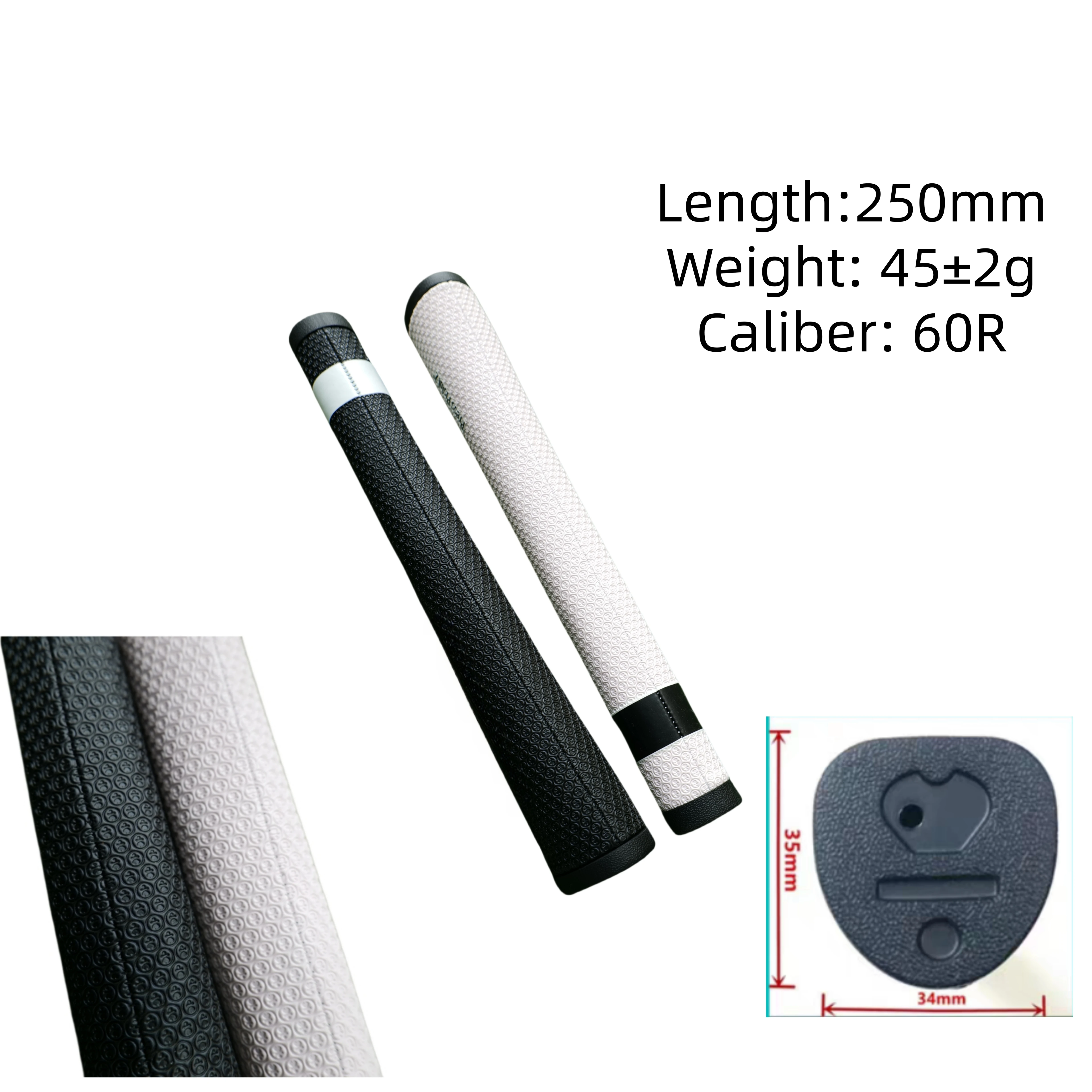 

Golf Putter Grip With Eccentric Offset Design, Automatically Correct Wrist Angle, Keep Clubface Square Effectively Reduce Slice