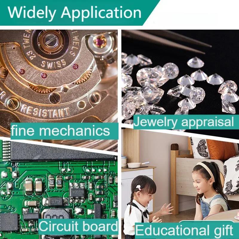 مجهر رقمي USB، 50x-1000x، كاميرا منظار تكبير 8 LED مع حامل، متوافقة مع Android Windows 7 8 10 11 Mac