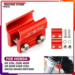 Para honda xr 250 400 motard xr250r/l xr400r xr600r xr650r suporte de braçadeira de mangueira de freio dianteiro xr 600r 650 r/l linha de fixação da motocicleta