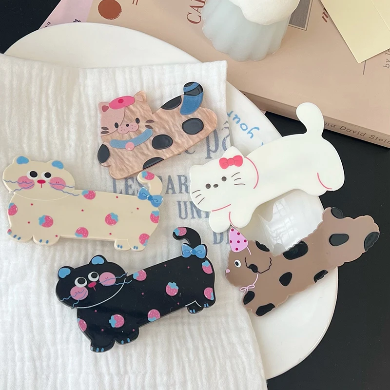 Cartoon Sweet Cute Cat Hair Clip For Women Girls Versatile Creative Side Clip Kawaii Hair Clip Fashion Hair Accessories Gifts