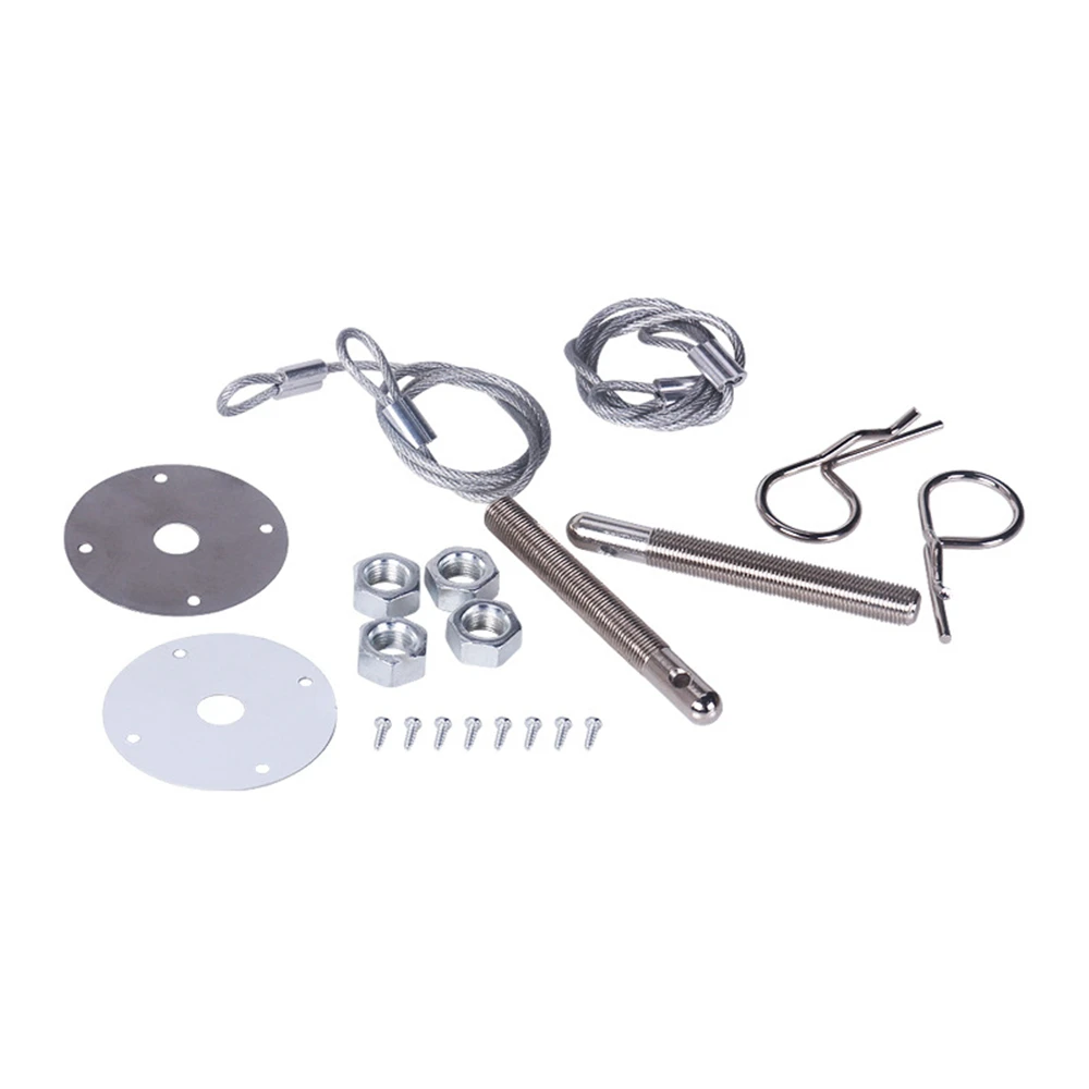 Universal Car Stainless Steel Hood Pins Bonnet Lock Pin Kit