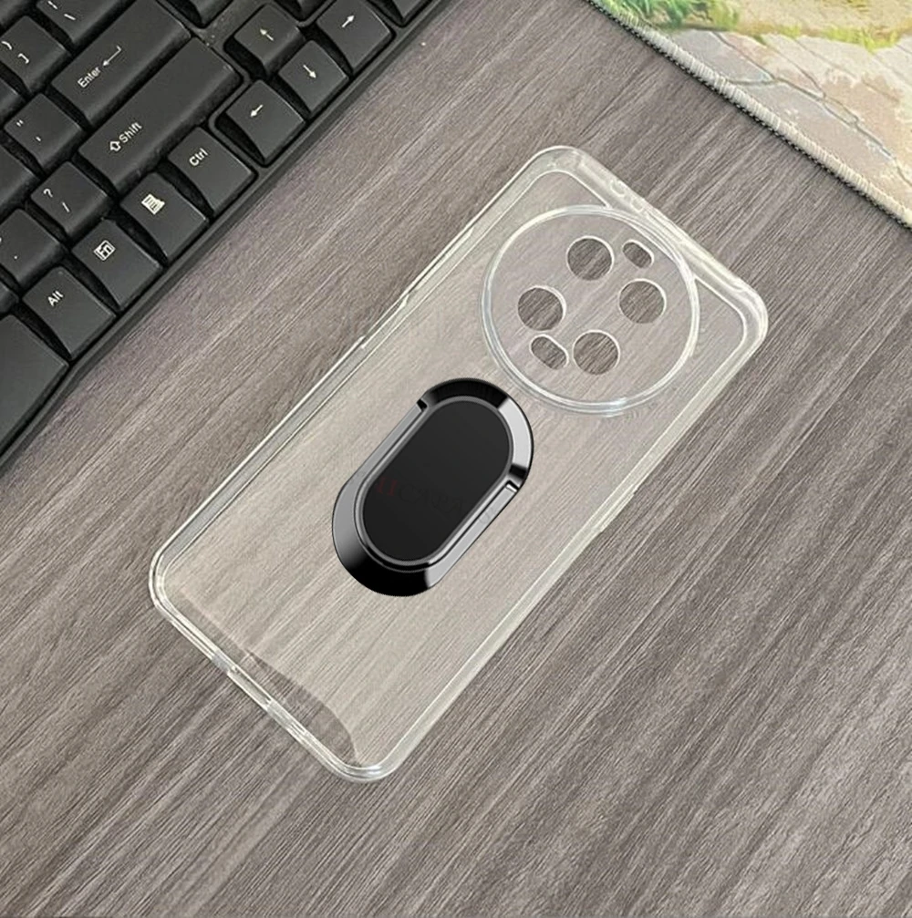 For Ulefone Armor 23 Ultra 6.78" 2023 Armor23 Ultra Back Ring Holder Bracket Phone Cover TPU Soft Silicone Case