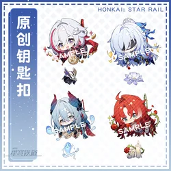 Jeu Honkai: Star Rail Jingliu Guinaifen Cosplay, COSTUcler, Acrylique, Key JOKeychain, Pendant Prop, Accessoires, Cadeau de Noël