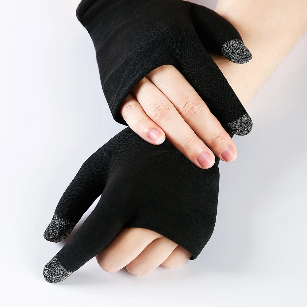 1 Pair Gaming Finger Sleeve Sweatproof Touch Screen Shoot Aim Finger Cot Breathable Fingertip Cover Thumb Gloves for Mobile Game view 5