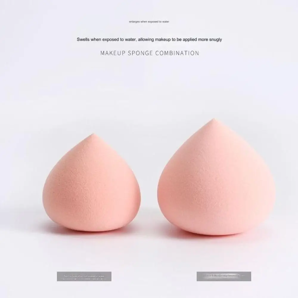 Large Peach Makeup Blender Lightwear Dry and Wet Cosmetic Puff Colorful Travel Must-have Cosmetic Sponge Applicator