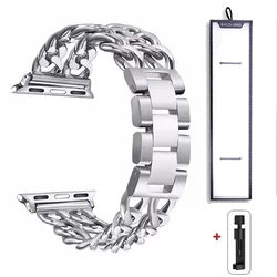 Steel Band For Apple Watch Ultra2 49mm 38 42mm 40mm 44mm strap Metal Band iWatch Series 10 9 8 7 6 SE 5 4 3 41mm 45mm 46mm 42mm