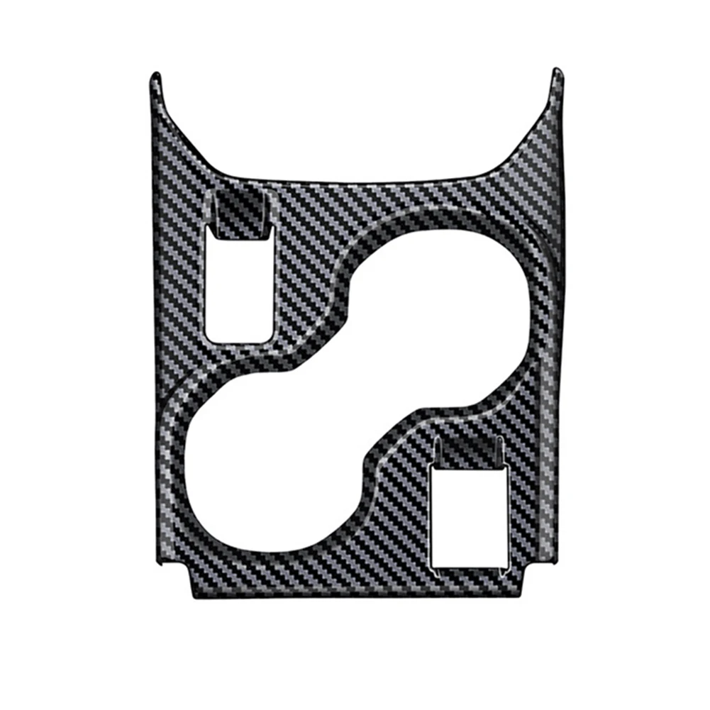 

Крышка из углеродного узора из АБС-пластика, панель держателя стакана для воды, износостойкий дизайн, антикоррозийный материал, углеродный узор для Forester