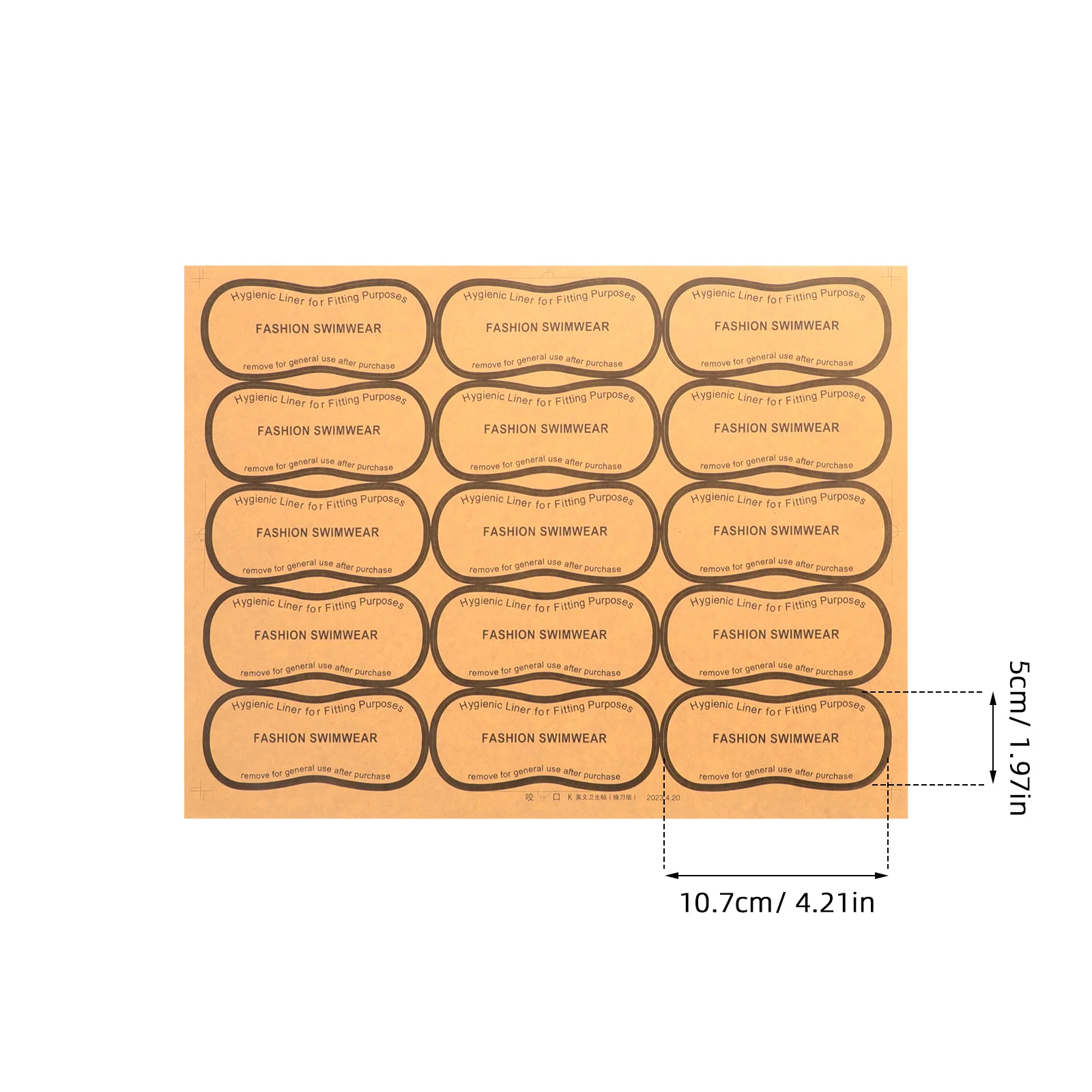 100Pcs Bikini Sticker Reliable Adhesive Fitting Liner for Swimwear Protection Against Leakage Portable Discreet Comfortable