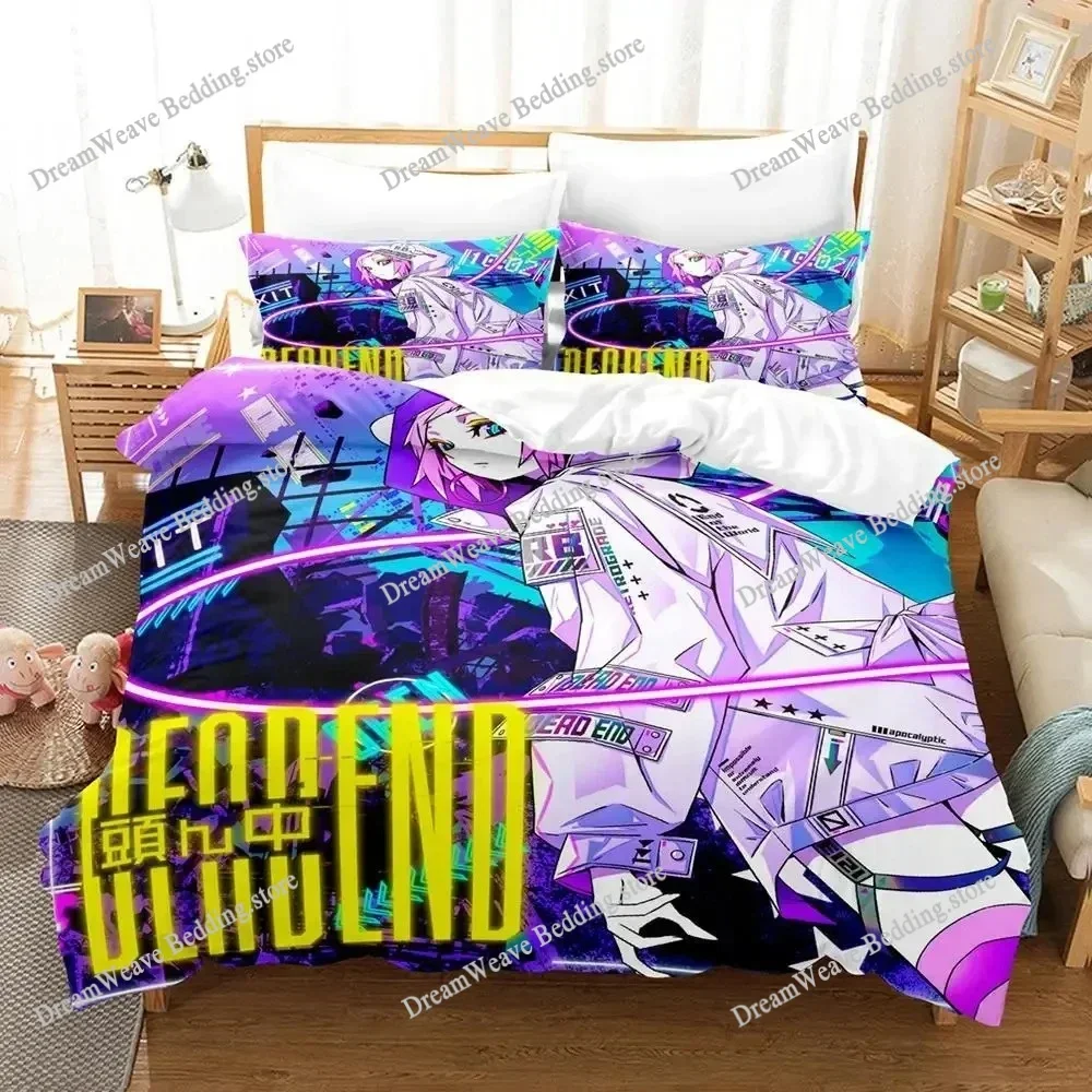 3D Print Anime Black Summoner Bedding Set Duvet Cover Bed Set Quilt Cover Pillowcase Comforter King Queen Size Boys Adult963