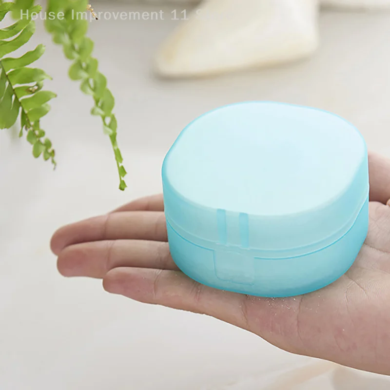 1PC Runde Reise Seife Box Kreative PP Bad Reise Wasserdicht Versiegelt Tragbare Seife Box Mit Deckel Seife Rack Liefert