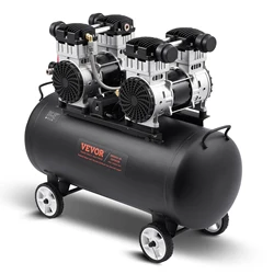SucceBuy Air Compressor 750W/1450W/3000W Oil Free Air Compressor Quiet Portable Compressor Pump for Auto Repair Tire Inflation