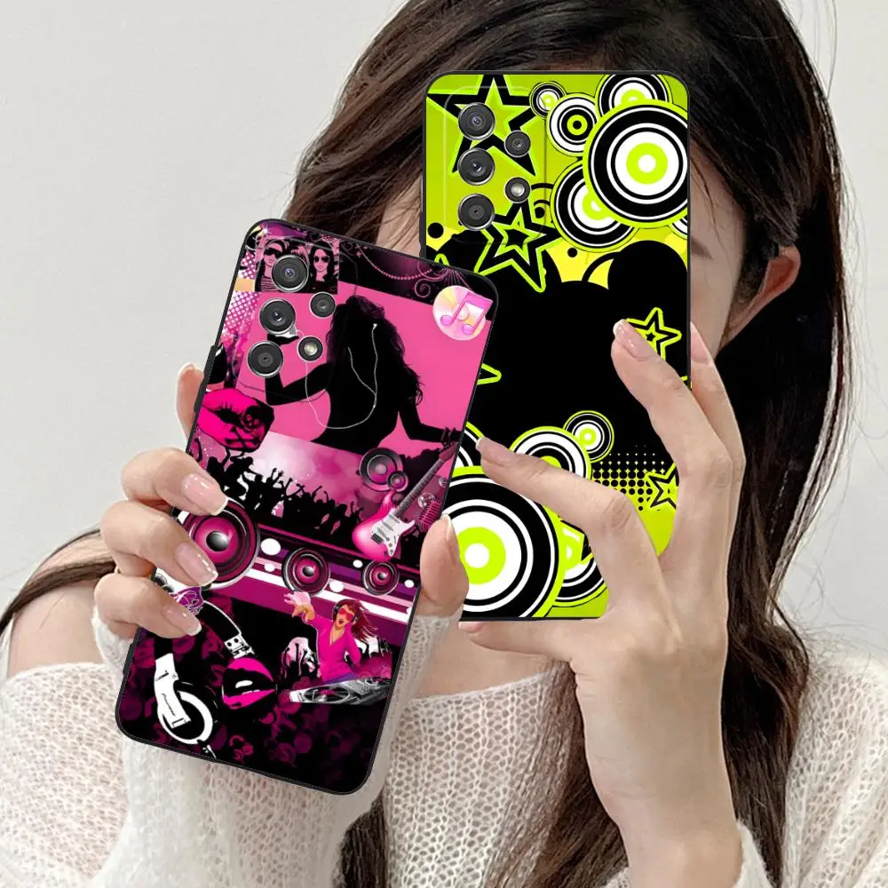 Frutiger مترو موضة قضية الهاتف لسامسونج غالاكسي A73 72 71 70 56 55 54 53 52 36 35 34 23 16 15 5G غطاء الطباعة الملونة #3