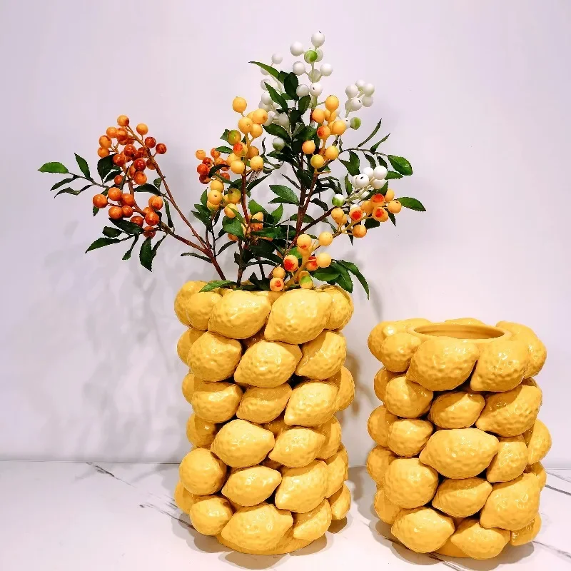 Modern Home Salon Wedding Tabletop Vase Art Decoration Unique Ceramic Vase Home Decoration Unique Wedding Gift