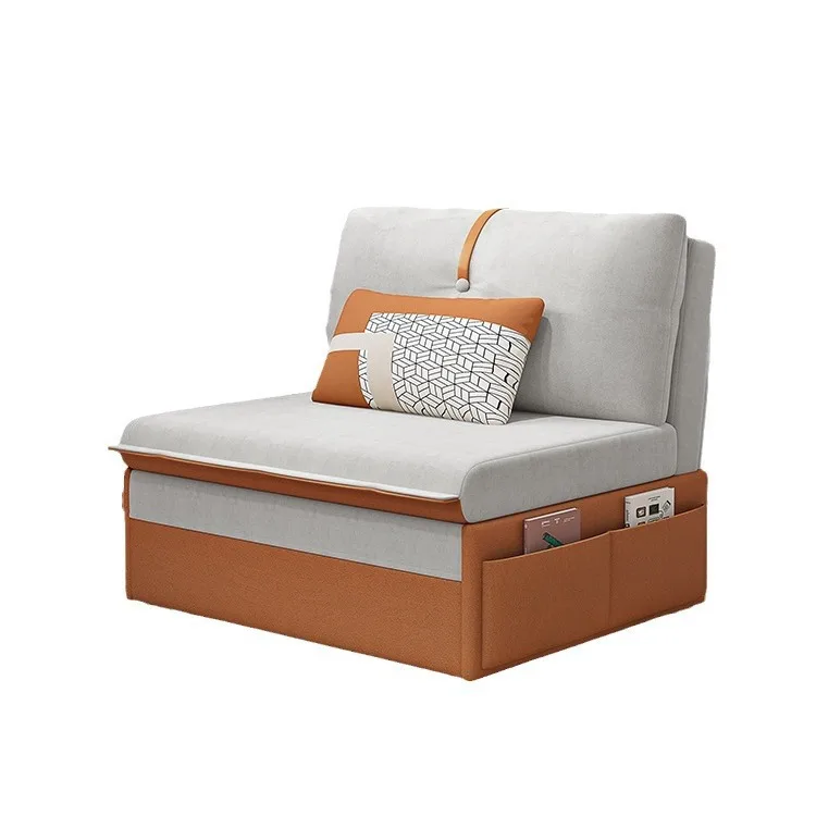 

Small apartment, sofa bed, dual-use, integrated, folding, multi-functional, single, fabric