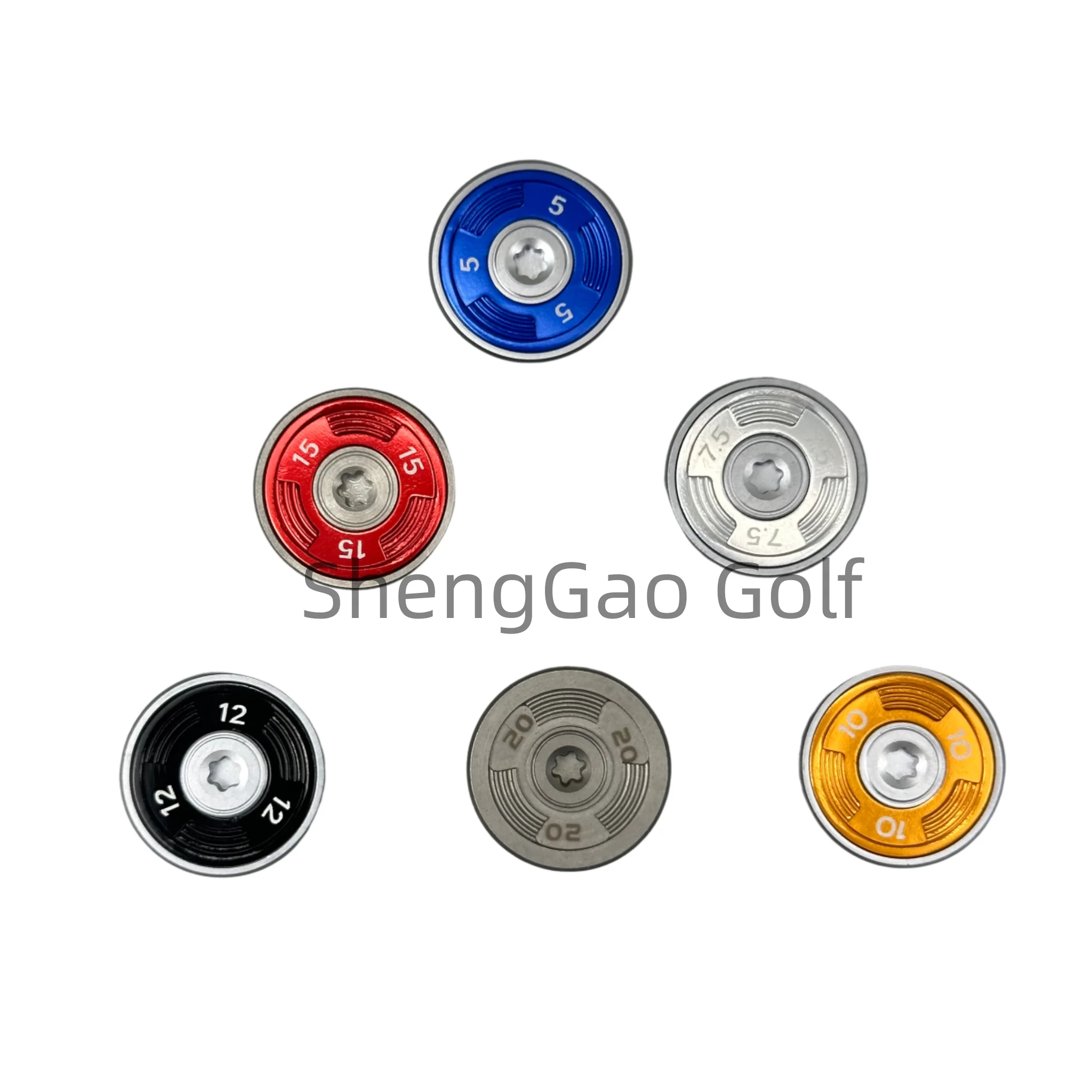 1Pc Golf Putter weight set practice screw fit For Taylormade SPIDER GTX MAX、TP RESERVE Putter club head counter weights