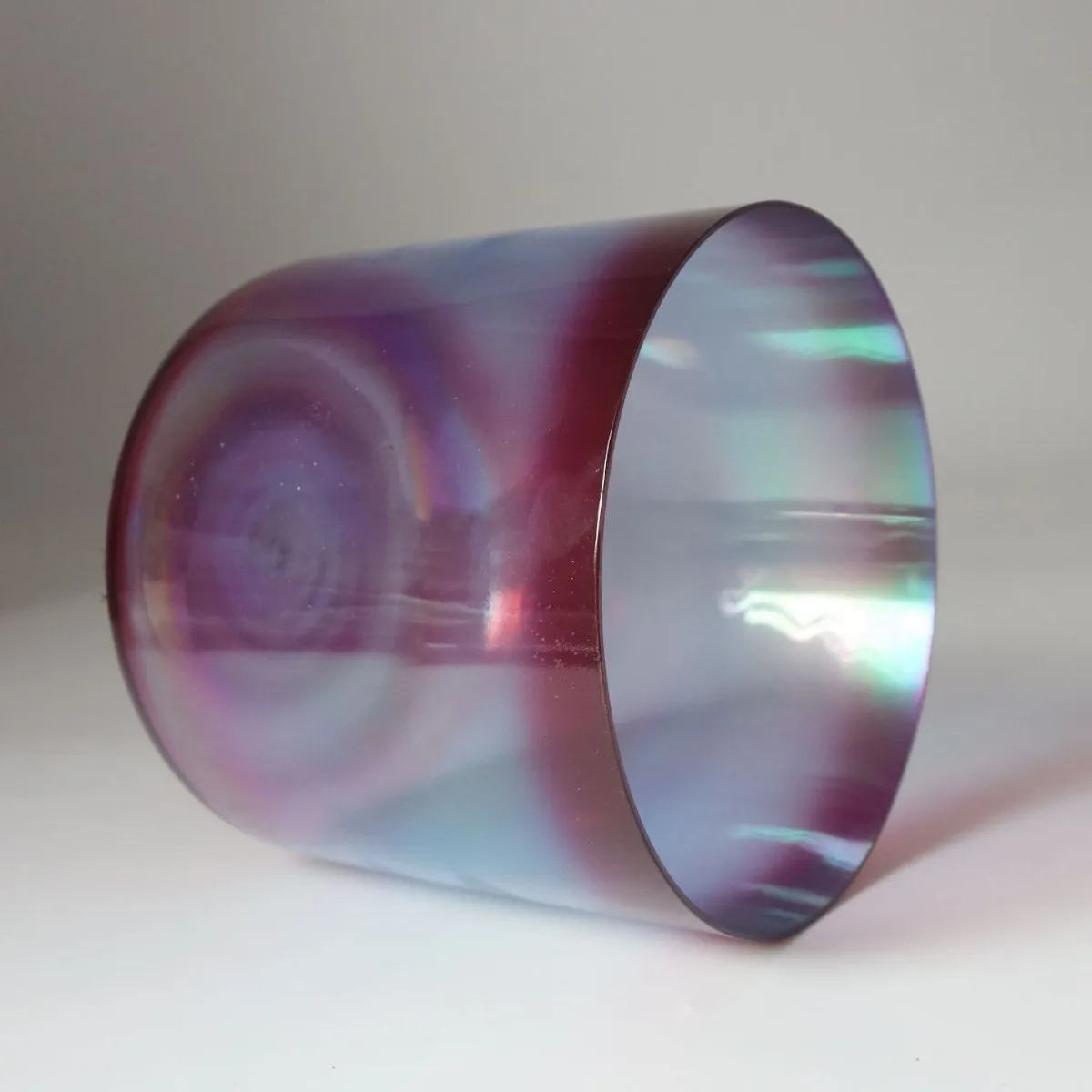

2025 Blackberry Gradual Change Color Colorful Alchemy Crystal Bowl Singing Bowl Singing Body Cleaning Meditation Percussion Bowl