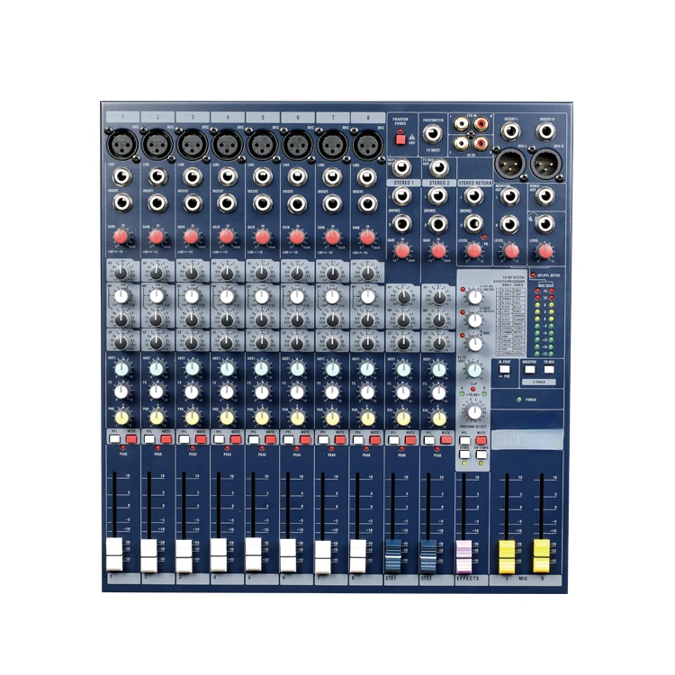 Wholesale Top quality  style EFX8 8 channel mixer mixing console for club live show