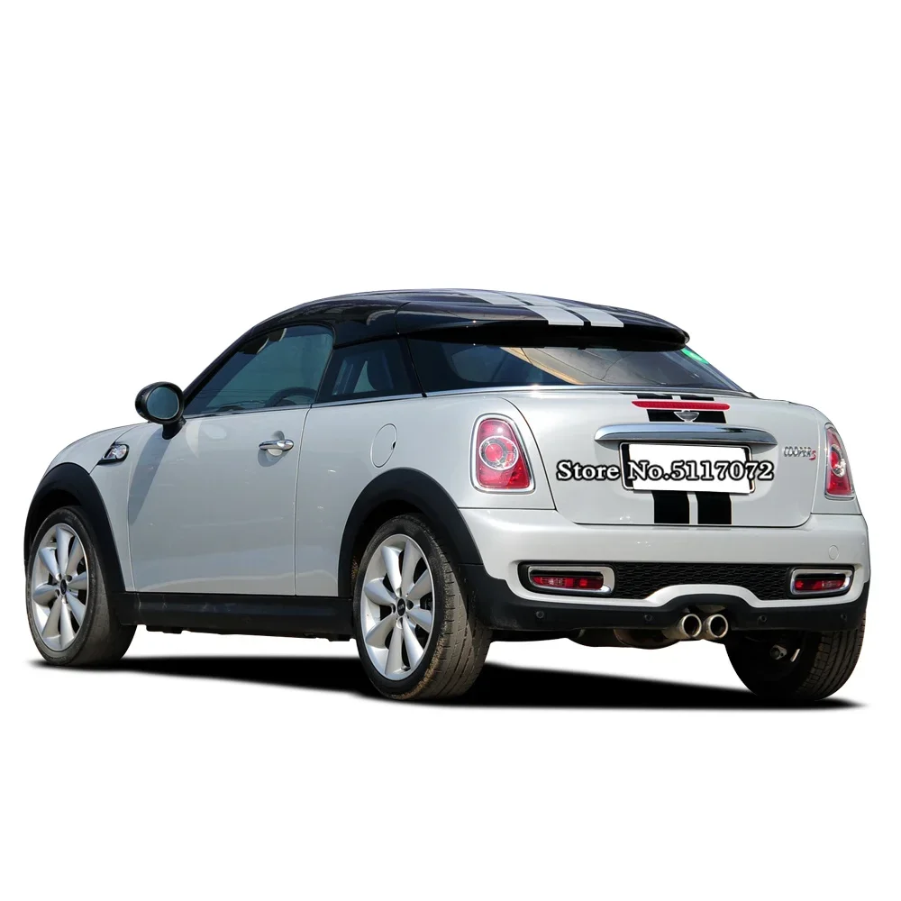Car Hood Bonnet Roof Rear Stripes Sticker Body Decal for Mini Cooper Coupe r56 r57 r58 r59 John Cooper Works JCW Roadster Cabrio