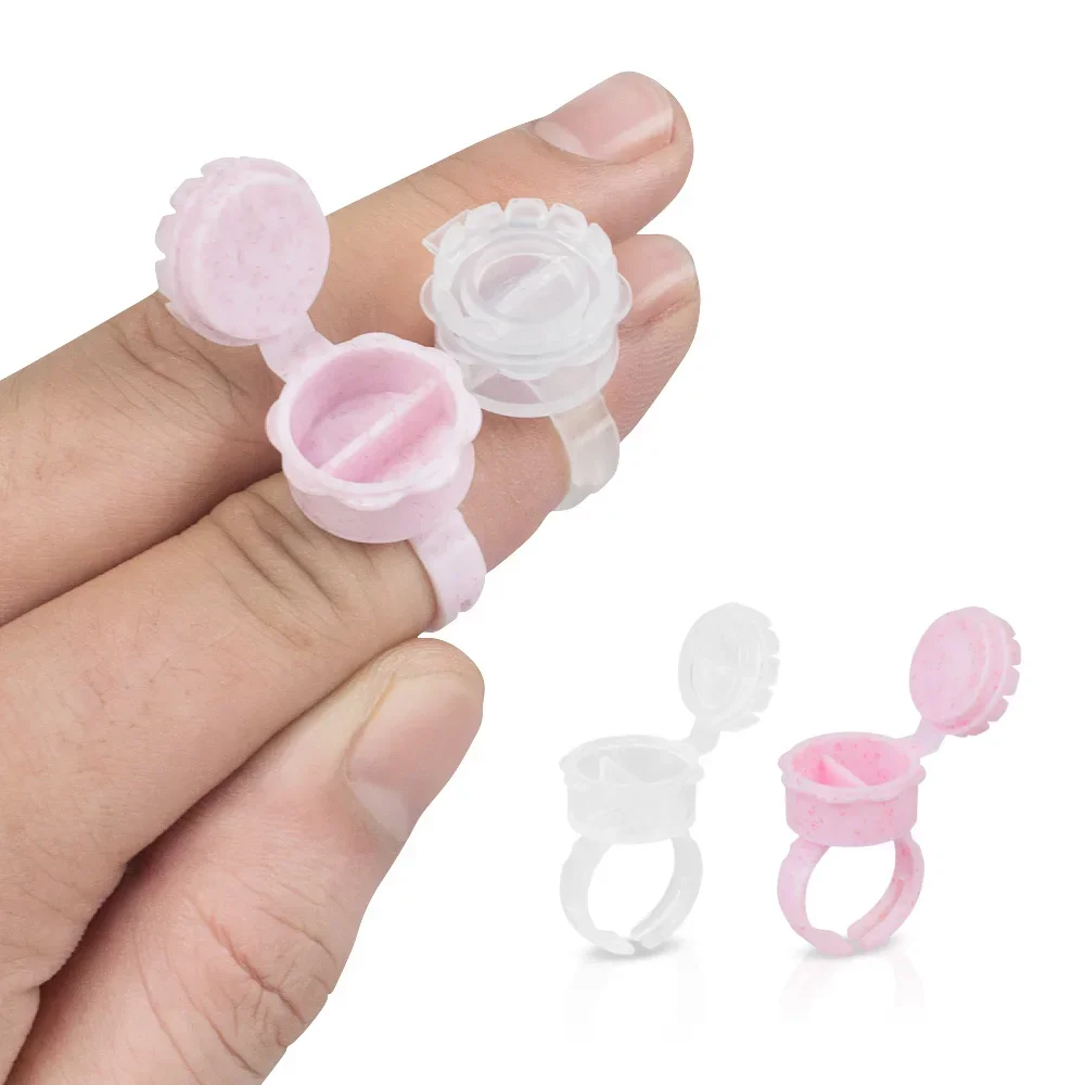 

50 шт. одноразовый клей для ресниц, веер, чашка, кольца, держатель, контейнер, пигмент для татуировки, инструменты для наращивания ресниц, принадлежности для ресниц, чашка для краски