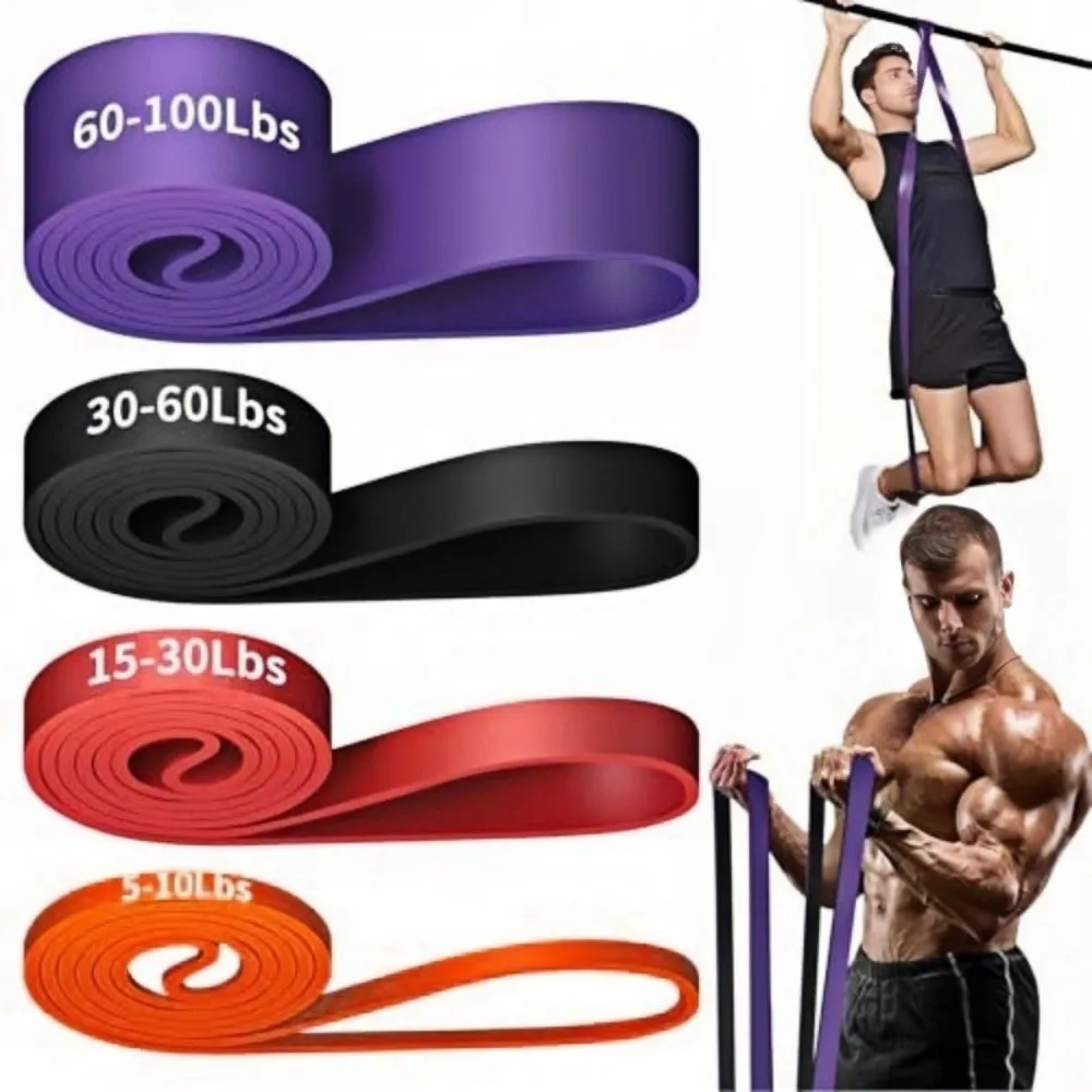 TPE Resistance Bands Set 5~120lbs Heavy Duty Strength Training Workout Expander Latex Elastic Rubber Loop Bands Physical