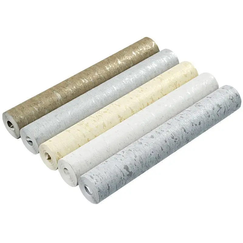 ورق حائط سميك بتأثير دياتوميت بلون سادة غير منسوج لغرفة المعيشة وغرفة النوم 2025 جدار خلفية مميز جديد