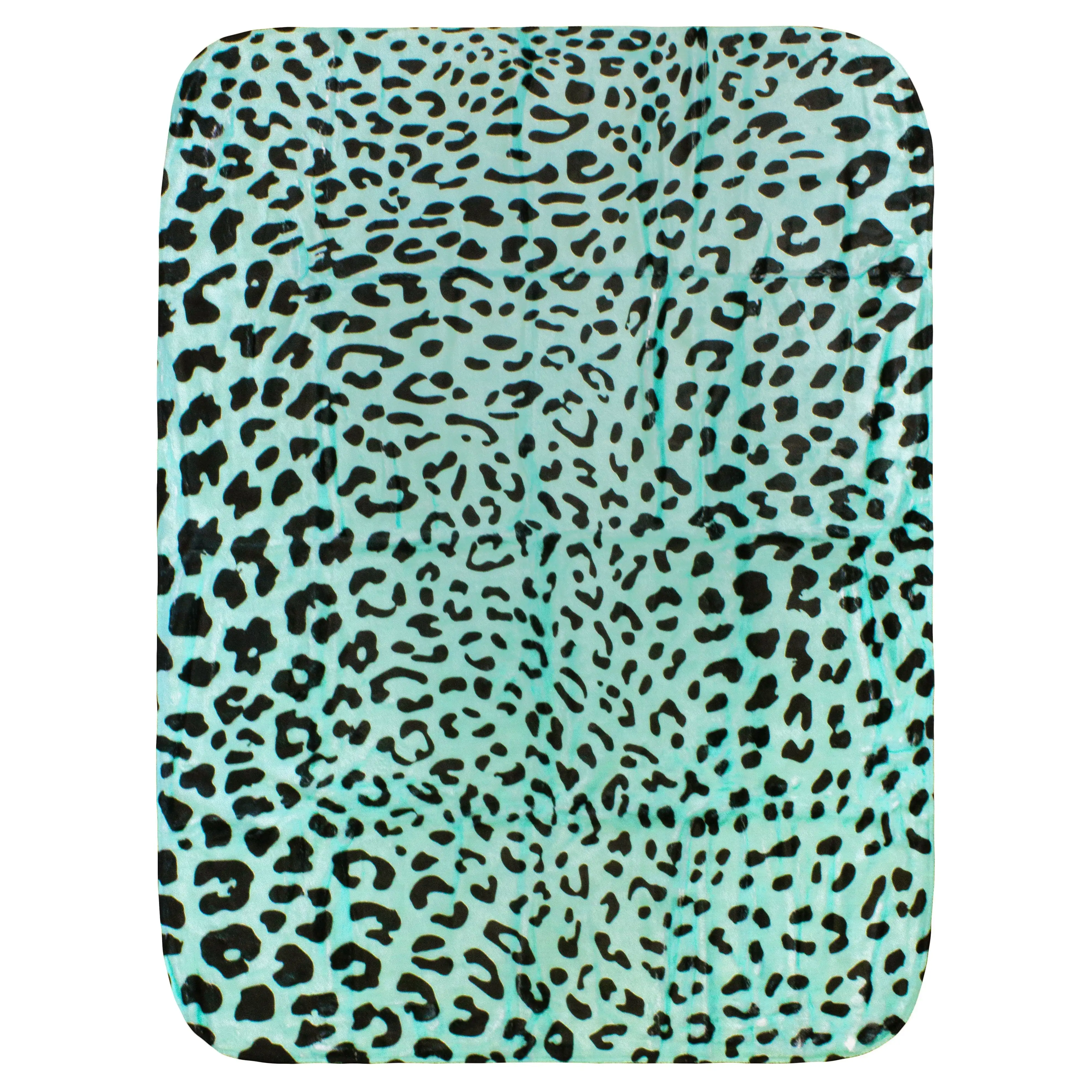 

Everything Comfy Leopard Print Decorative Throw Blanket, 42 X 60, Teal
