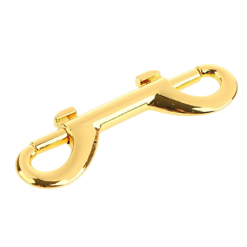 Alloy Swivel Eye Bolt Snap Hooks Double Ended Bolt Snap Hook Swivel Clips For Keychain Linking Dog Leash Collar