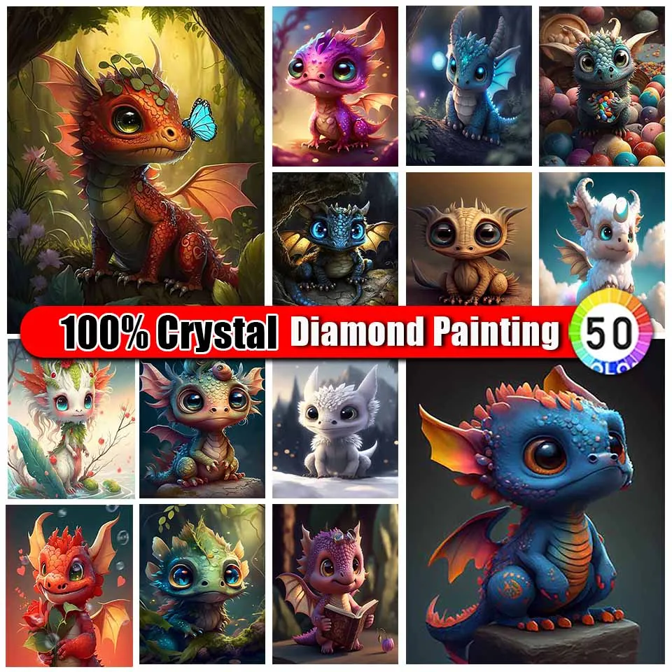 

Merdika 100% алмазная живопись с мультяшным рисунком дракона 5D Сделай Сам мозаика картина искусство Алмазная вышивка крестиком домашний декор