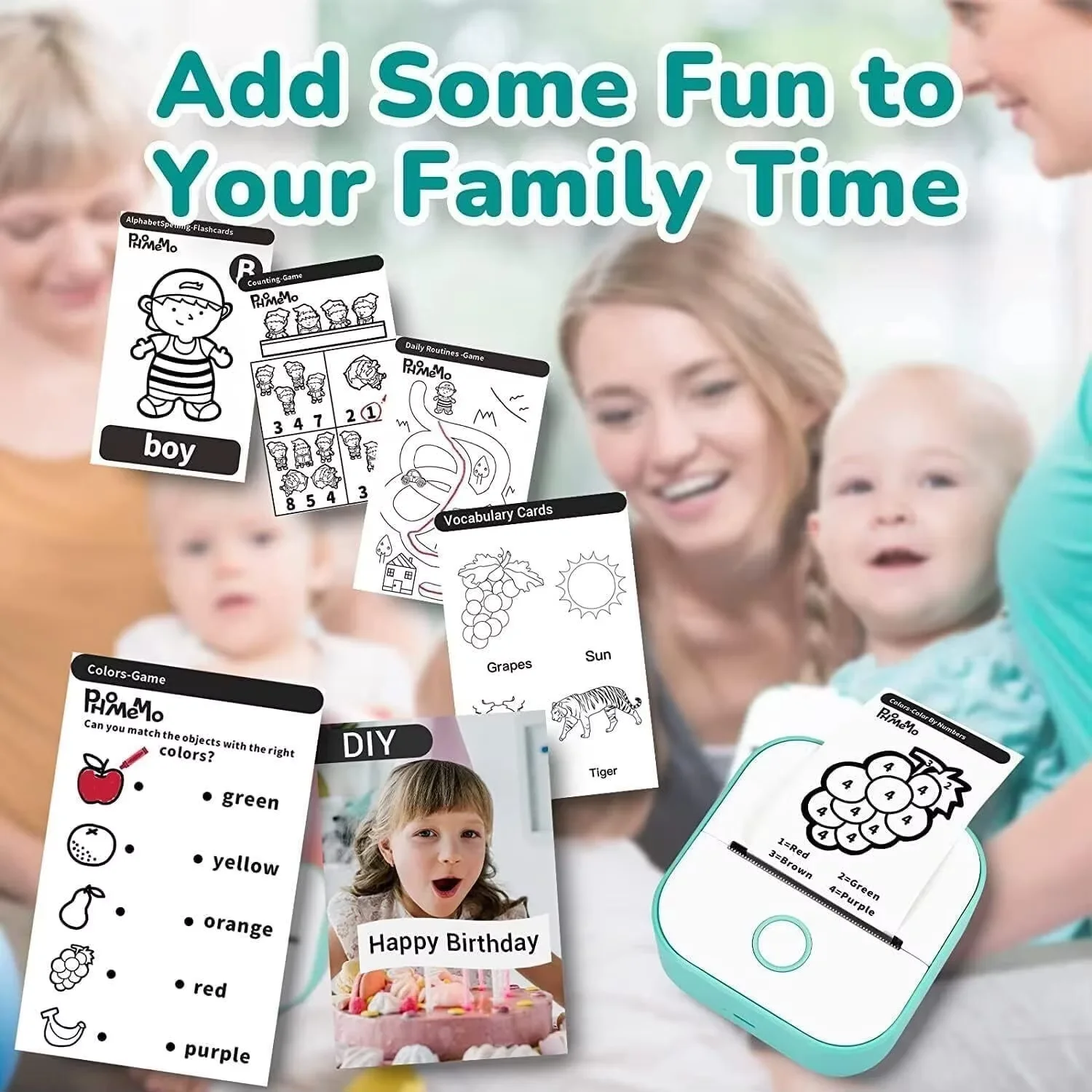 5Rolls Thermal Printer Paper 57x25mm Universal MiNi Printing Self-adhesive Label Sticker For Mini Printer Paper Kids Camera