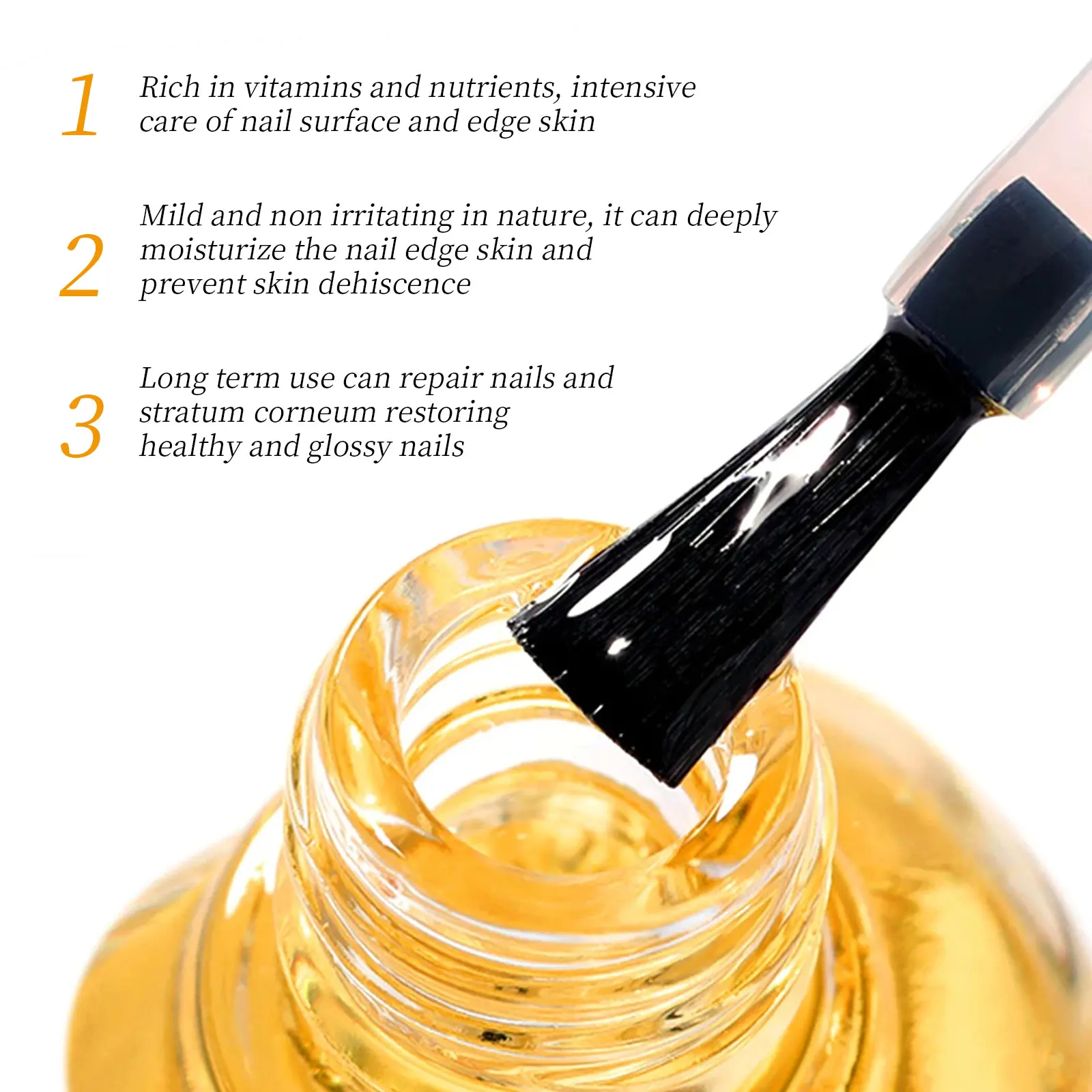 20ml/Bottled Nail Art Nutrient Oil Softening Keratin Repair Tool For Fingernail Cuticle Care Daily Usage For Home & Nail Salon