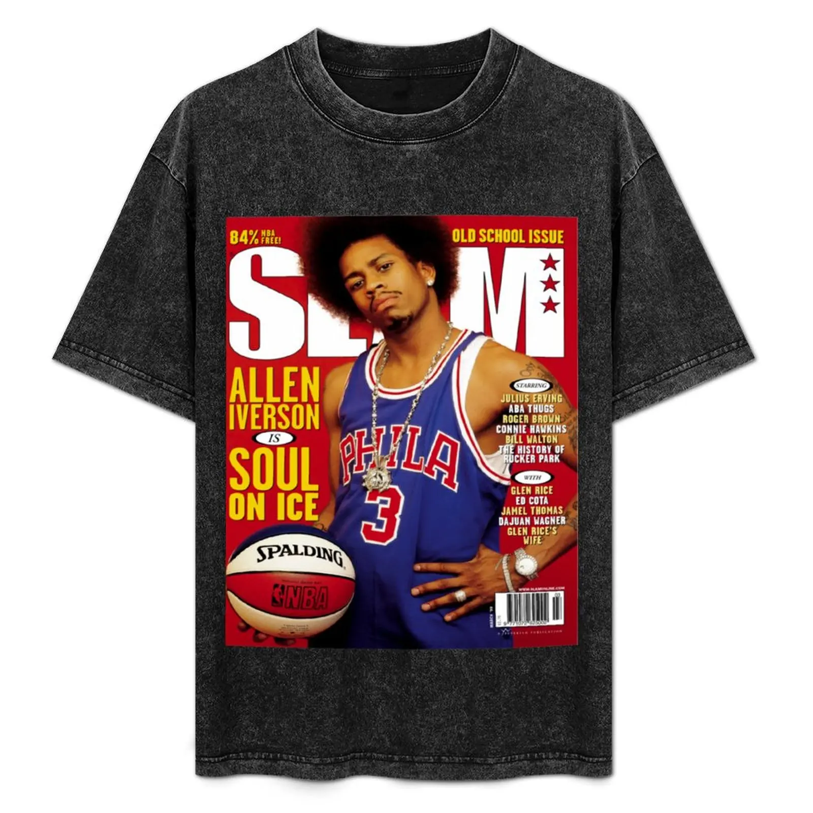 

Allen-Iverson-Slam-Magazine T-Shirt Fashion Pattern Printed Tee Shirt
