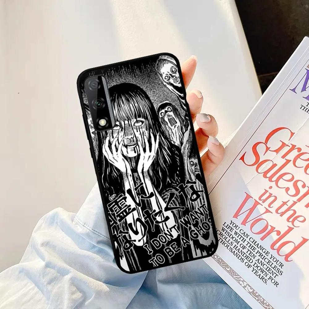 Junji Ito comics Phone Case For Huawei Y9 6 7 5 Prime Enjoy 7s 7 8 plus 7a 9e 9plus 8E Lite Psmart Shell