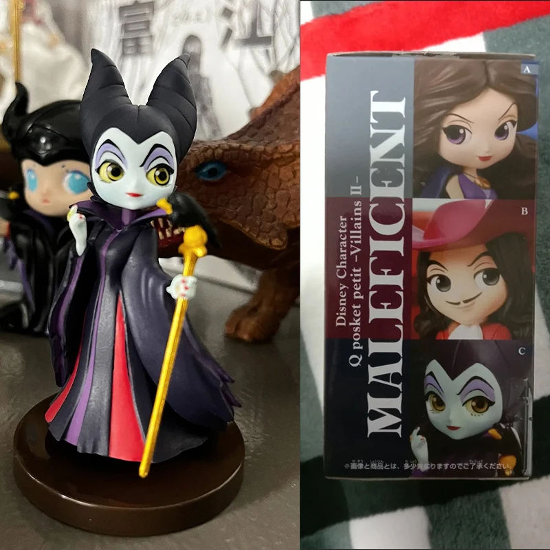 Bandai-figura de Anime Original de Disney para niños, muñeca de villana Megara Ursula, versión Q, modelo de cumpleaños para niñas