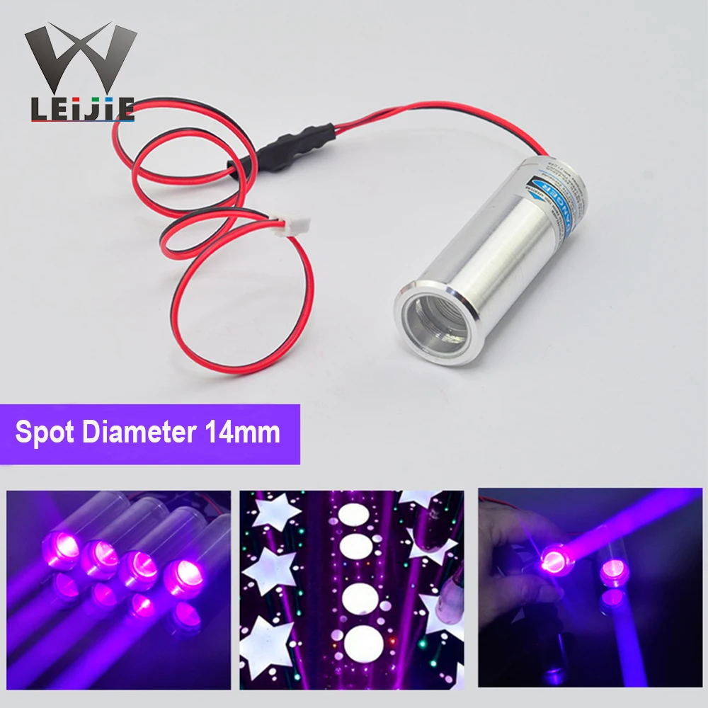 

405nm 250mW 22x70mm 2270 Violet/Blue Purple Fat Beam KTV Bar Escape Room Laser Module Wine Display Stand Decorative Show Light