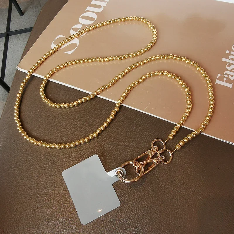 

Ремешки для телефона с гальваническим покрытием и бусинами