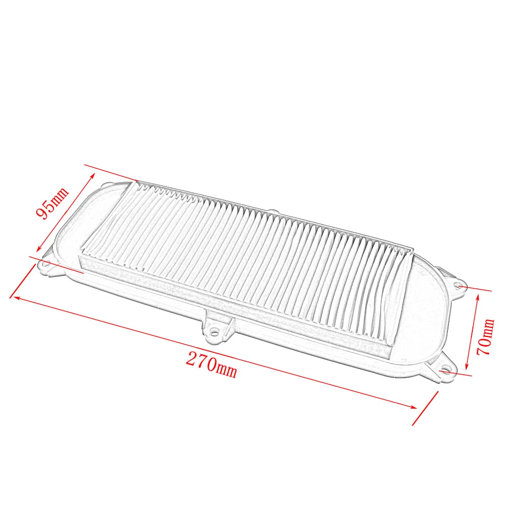 Pokhaomin Motorcycle Cleaner Air Filter Accessories for Guangyang People250 300 2003-2014