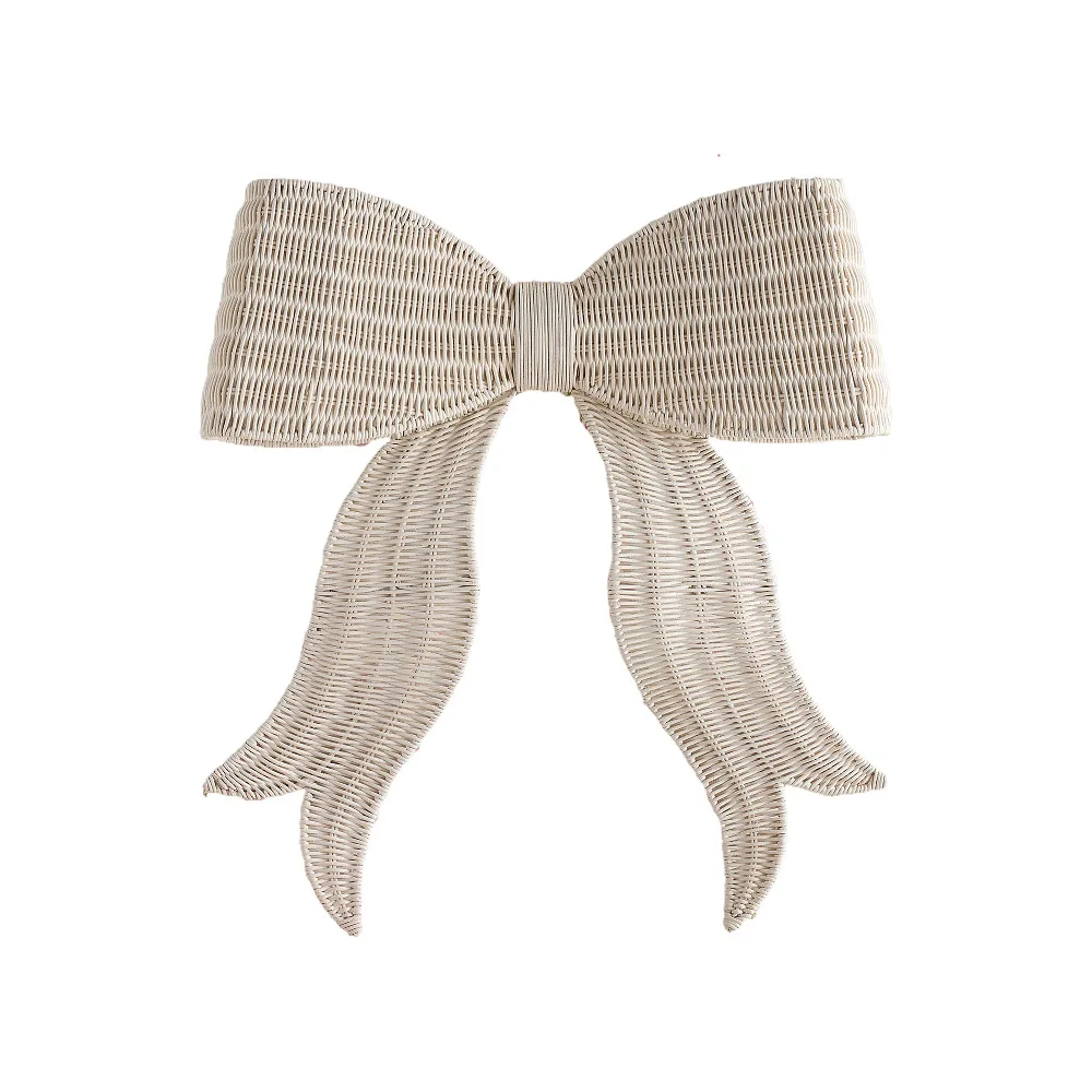 DSA environmental protection wall hanging rattan handicrafts decorative bow art home hanging wall decoration ornament