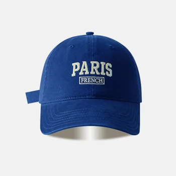 כובע בייסבול אופנתי לנשים לקיץ, פשוט, רך, עם חזית עליונה, כובעים קז'ואליים עם רקמה של אותיות לגברים, כובעי דיג מתכווננים