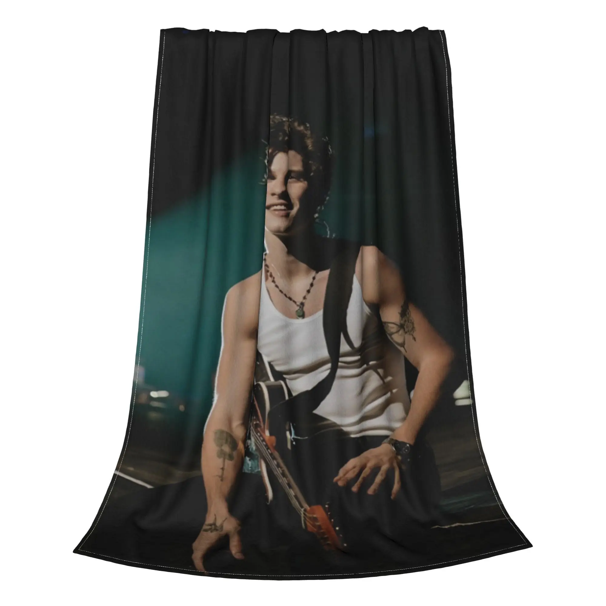 Funny Shawn Mendes singer music Blanket Lightweight Thin Fleece  Cozy Throw Blankets Machine Washable