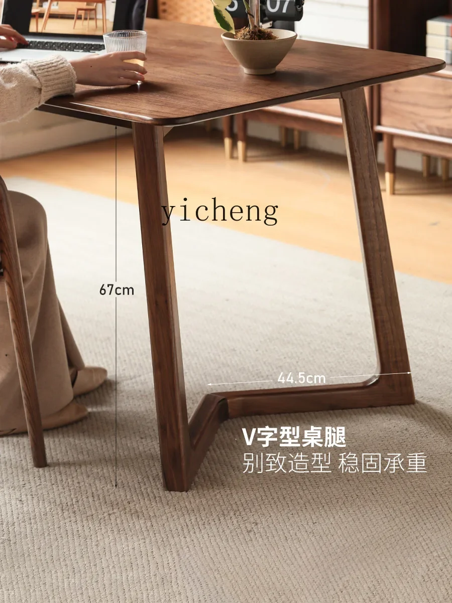 YFY Solid Wood Desk Study Computer Desk  Wall-Mounted Office Desk Home  Table living room decoration