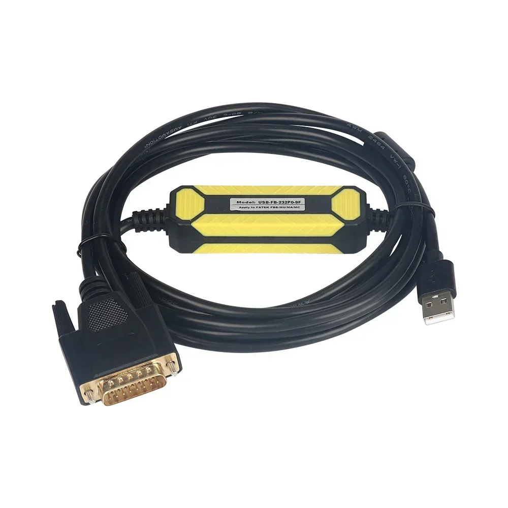 USB-FB-232P0-9F Suitable Fatek FBE USB Port Programming Cable FB-232P0-9F-150 For  FBE-MU/MA/MC Series PLC RS232