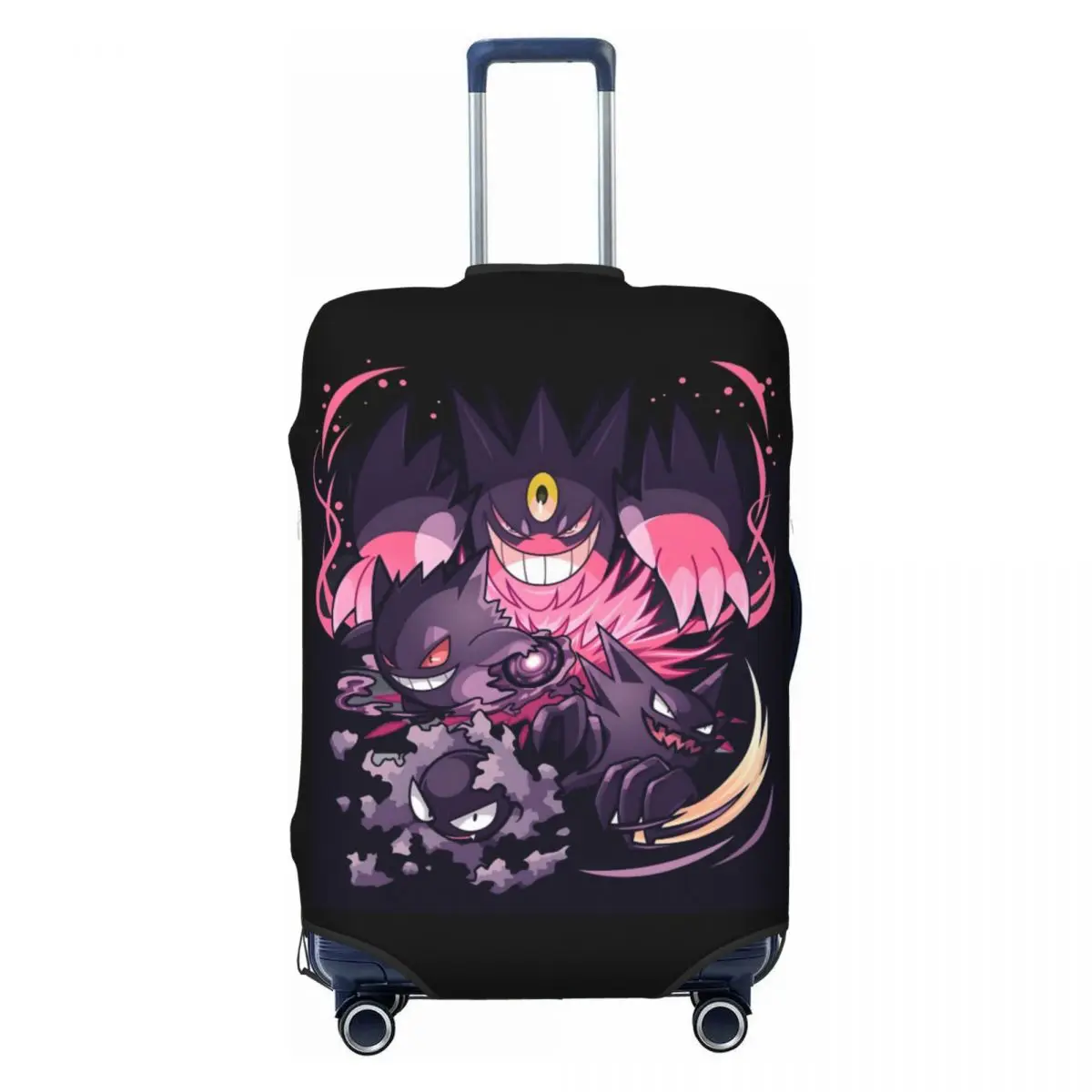 Пользовательские Monster Ghost Gengar Чехол для багажа Защитные чехлы для дорожных чемоданов с милыми героями мультфильмов для 18-32 дюймов